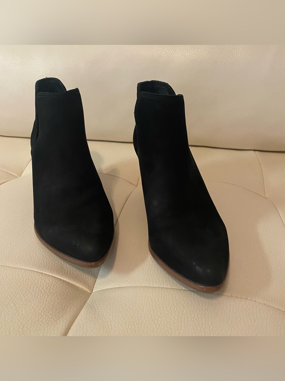 Frye Black Suede Women's Ankle Boots
